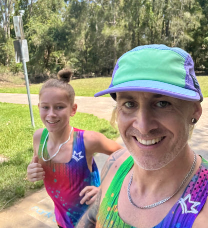 Cardio Kingz Technicolour Dream Running Singlet - Children
