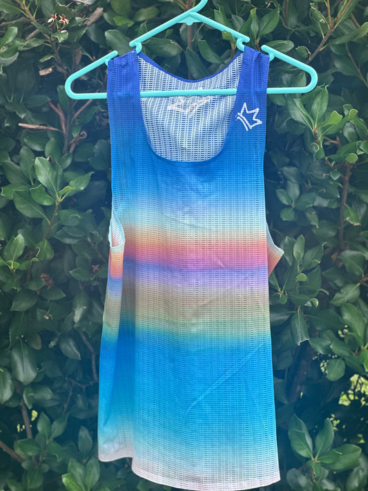 Cardio Kingz Women’s Running Singlet - Golden Hour