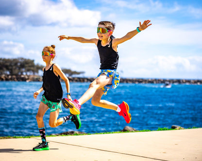 Kids Running Split Shorts - Cardio Kingz