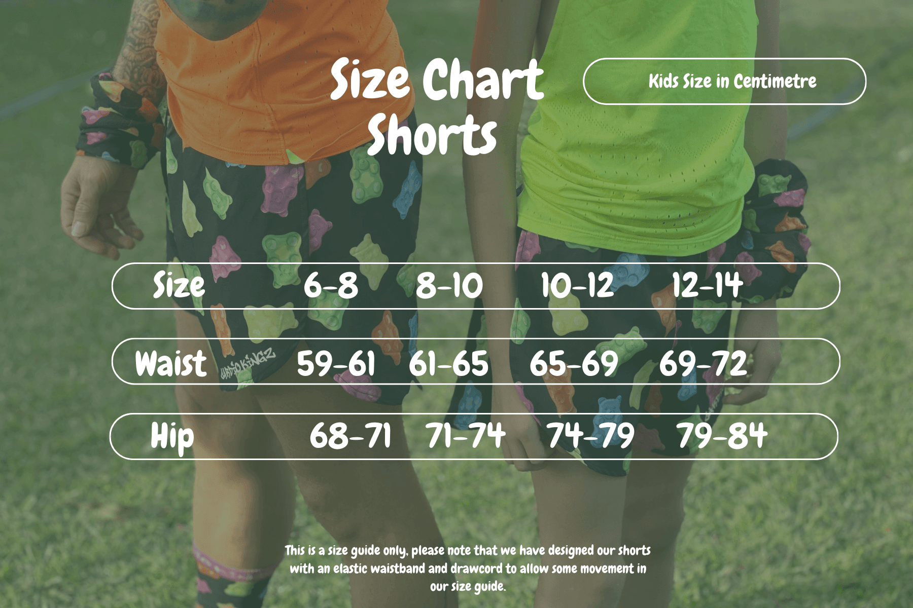 Sizing Chart Cardio Kingz